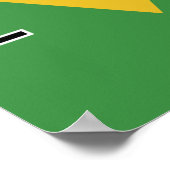 Poster Drapeau du Brésil (Coin)