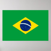 Poster Drapeau du Brésil (Devant)