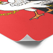 Poster Drapeau du Buckinghamshire (comté du Royaume-Uni) (Coin)