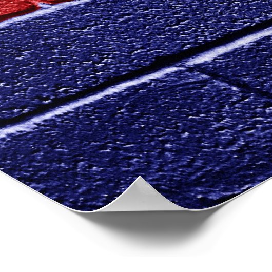 Poster Drapeau du Cambodge (Coin)