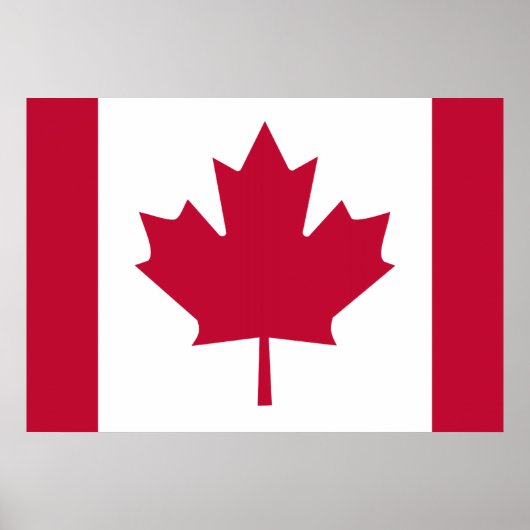 Poster Drapeau du Canada (Devant)