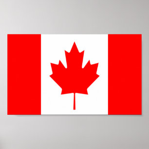 Poster Drapeau du Canada
