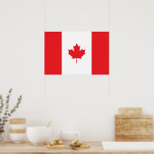Poster Drapeau du Canada (Cuisine)