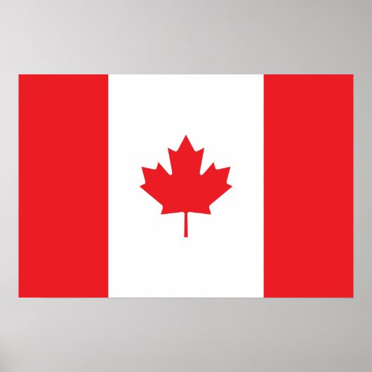 Poster Drapeau du Canada (Devant)