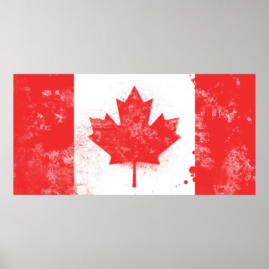 Poster Drapeau du Canada (Devant)