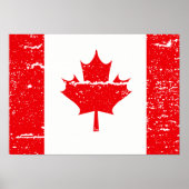 POSTER DRAPEAU DU CANADA (Devant)