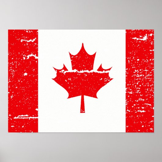 POSTER DRAPEAU DU CANADA (Devant)