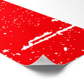 POSTER DRAPEAU DU CANADA (Coin)