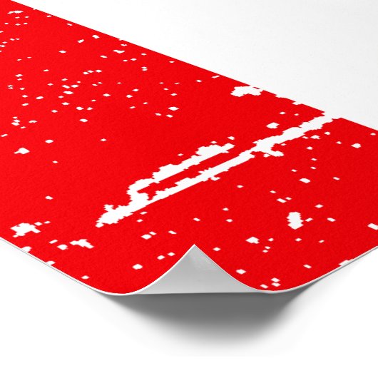 POSTER DRAPEAU DU CANADA (Coin)