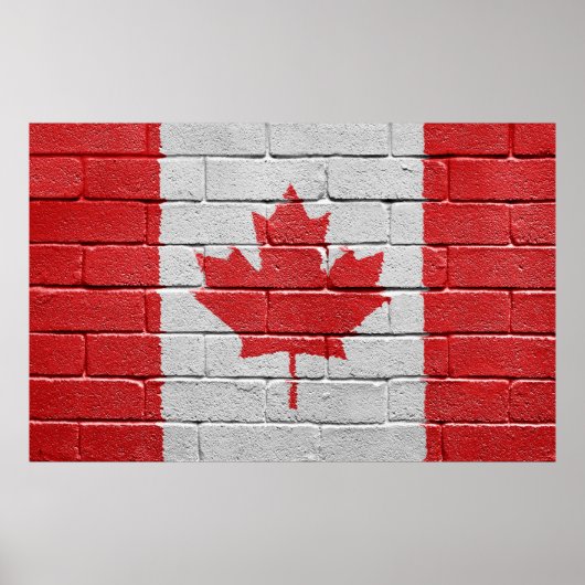 Poster Drapeau du Canada (Devant)