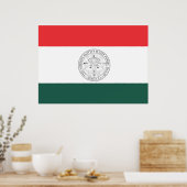 Poster Drapeau du comté de San Diego (Cuisine)