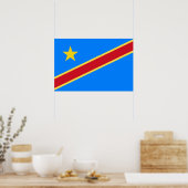 Poster Drapeau du Congo (Cuisine)