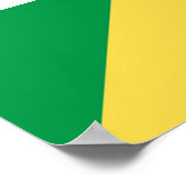 Poster Drapeau du Congo (Coin)