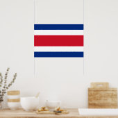 Poster Drapeau du Costa Rica (Cuisine)