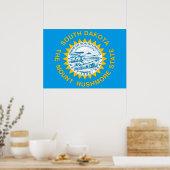 Poster Drapeau du Dakota du Sud (Cuisine)