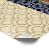 Poster Drapeau du Festival japonais du poisson Koi Hirosh (Coin)