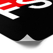 Poster Drapeau du FSLN (Coin)