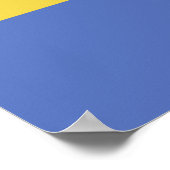 Poster Drapeau du Gabon (Coin)