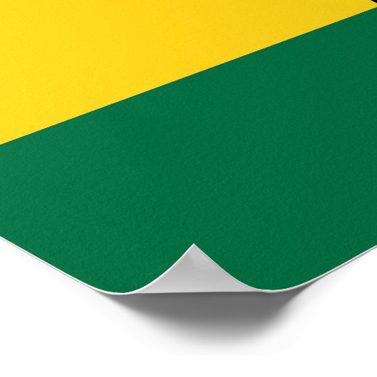 Poster Drapeau du Ghana (Coin)