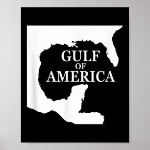 Poster Drapeau Du Golfe Des Etats-Unis Chemise Funny Usa
