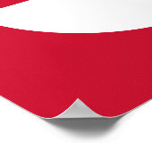 Poster Drapeau du Groenland (Coin)