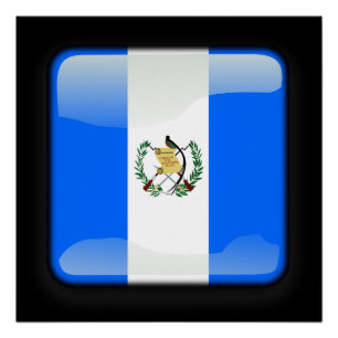 Poster Drapeau du Guatemala