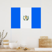 Poster Drapeau du Guatemala (Cuisine)