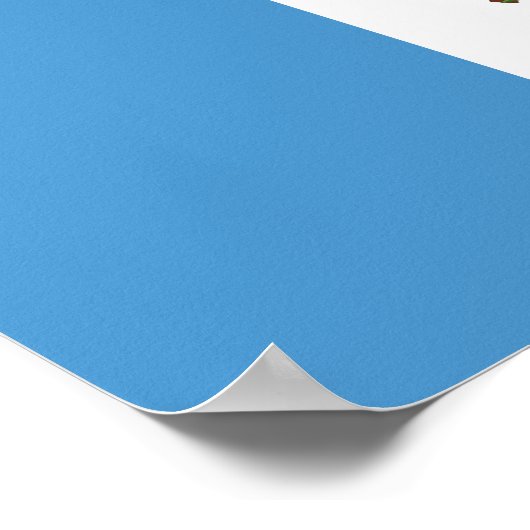 Poster Drapeau du Guatemala (Coin)