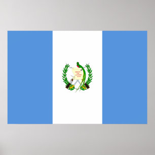 Poster Drapeau du Guatemala, Grenade