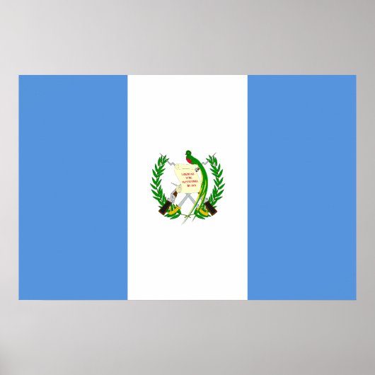 Poster Drapeau du Guatemala, Grenade (Devant)