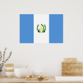 Poster Drapeau du Guatemala, Grenade (Cuisine)