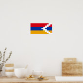 Poster Drapeau du Haut-Karabagh (Cuisine)