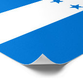 Poster Drapeau du Honduras (Coin)