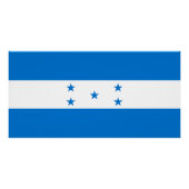 Poster Drapeau du Honduras (Devant)