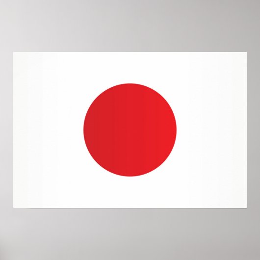 Poster Drapeau du Japon (Devant)