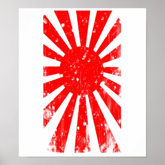 Poster Drapeau du Japon (Devant)