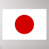 Poster Drapeau du Japon (Devant)