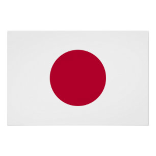 Poster Drapeau du Japon