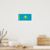 Poster Drapeau du Kazakhstan (Cuisine)