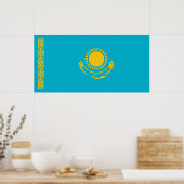 Poster Drapeau du Kazakhstan (Cuisine)