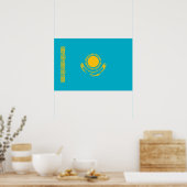 Poster Drapeau du Kazakhstan (Cuisine)