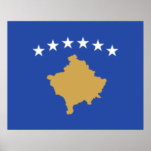 Poster Drapeau du Kosovo