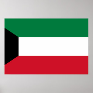 Poster Drapeau du Kowéit, Kenya
