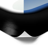 Poster Drapeau du Lesotho (Coin)