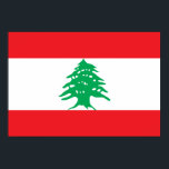 Poster Drapeau du Liban<br><div class="desc">Liban,  drapeau libanais,  liquéfié; Liban;</div>