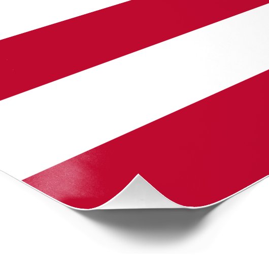 Poster Drapeau du Libéria (Coin)