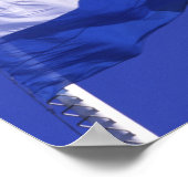 Poster drapeau du Luxembourg RF) (Coin)