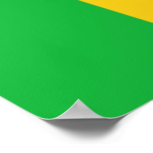 Poster Drapeau du Mali (Coin)