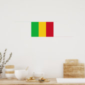 Poster Drapeau du Mali (Cuisine)