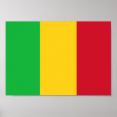 Poster Drapeau du Mali (Devant)